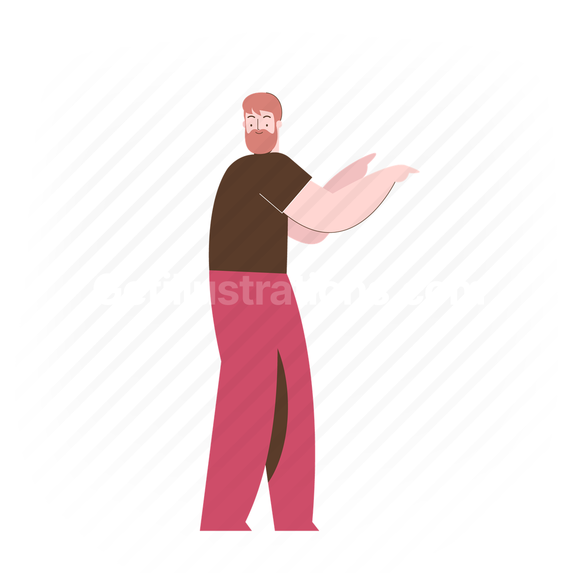 gesture, pointing man, man, male, person